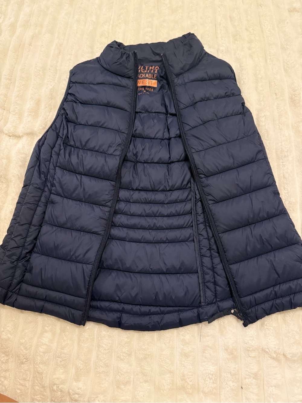 T.J.Maxx Women's Navy Quilted Packable Puffer Vest